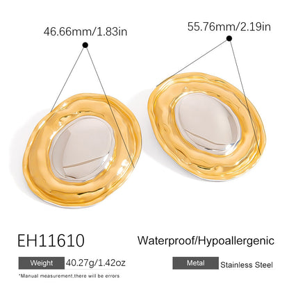 Geometric Triangle Stainless Steel Earrings Premium Minimalist Design
