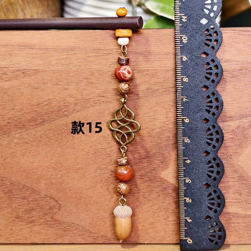 Vintage Leaf Hairpin Handmade Alloy Hair Accessories