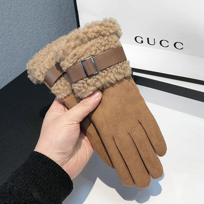 Winter Touch Screen Thermal Suede Gloves
