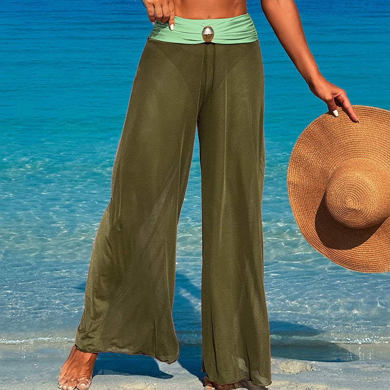 Three-Piece Bikini Set With Beach Pants For Women