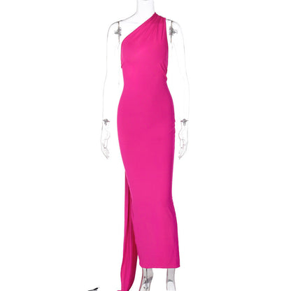 Summer New Sexy Backless Ruched Midi Dress