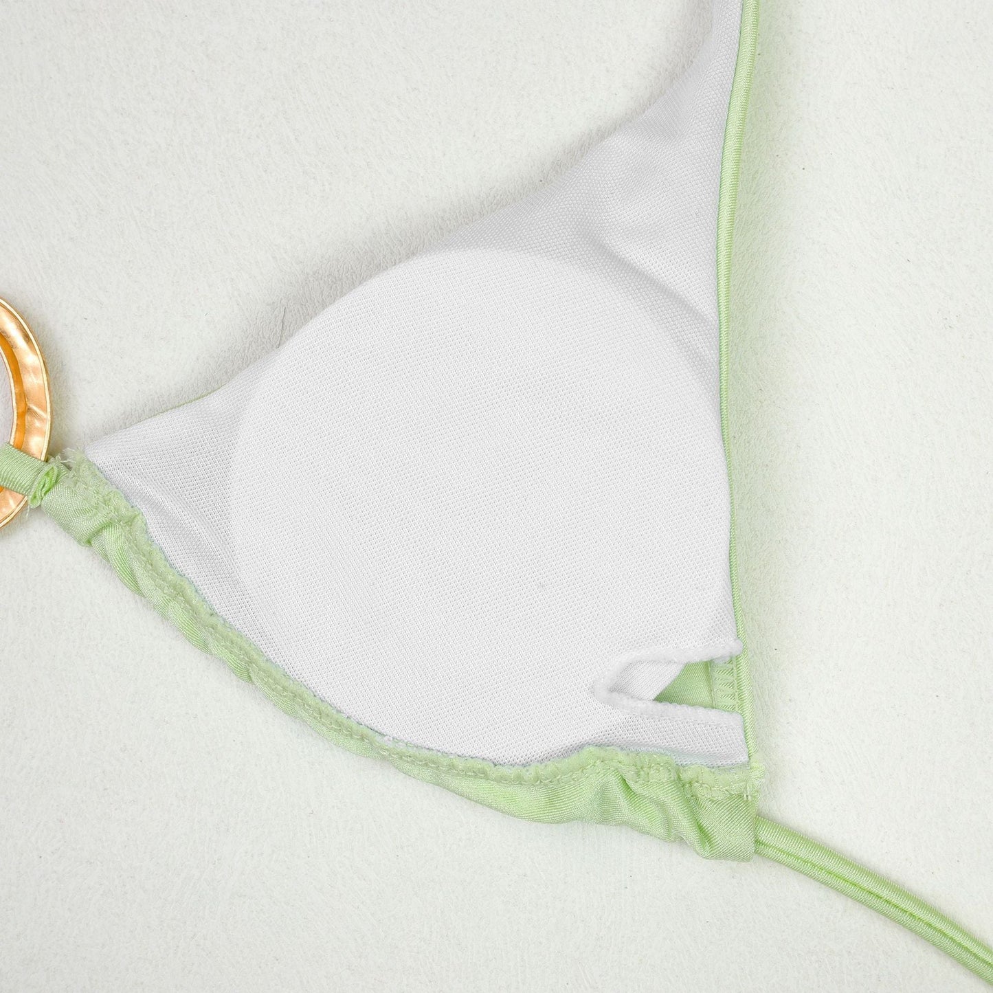 Solid Color Sexy Halter Bikini Swimwear