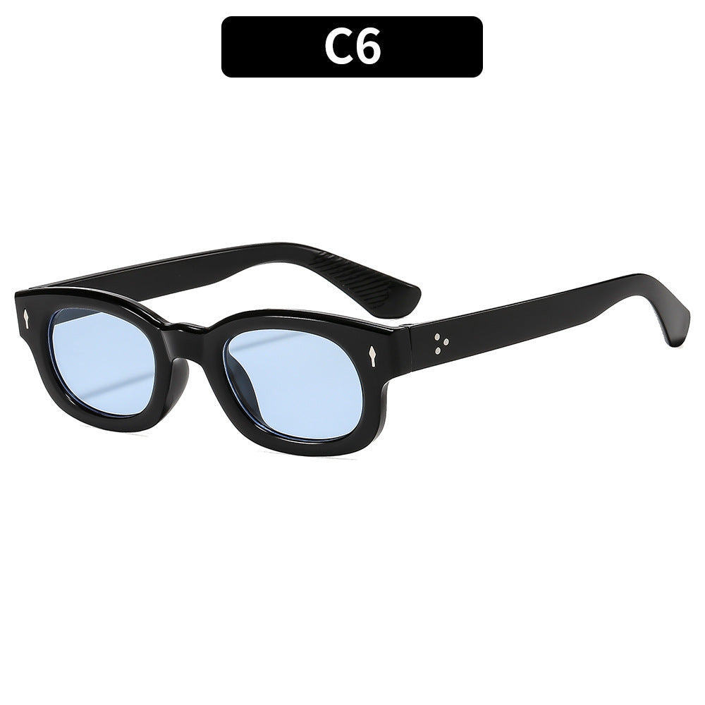 Retro Square Sunglasses Stylish Outdoor UV400 Eyewear
