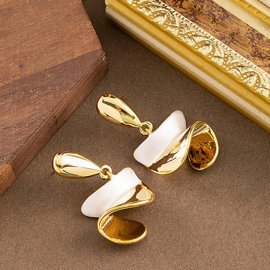 Chic Geometric Twisted Earrings For Women
