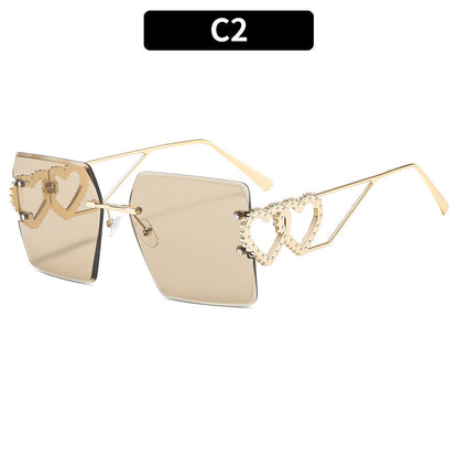 Trendy Square Frame Sunglasses UV400 Protection Stylish Accessories