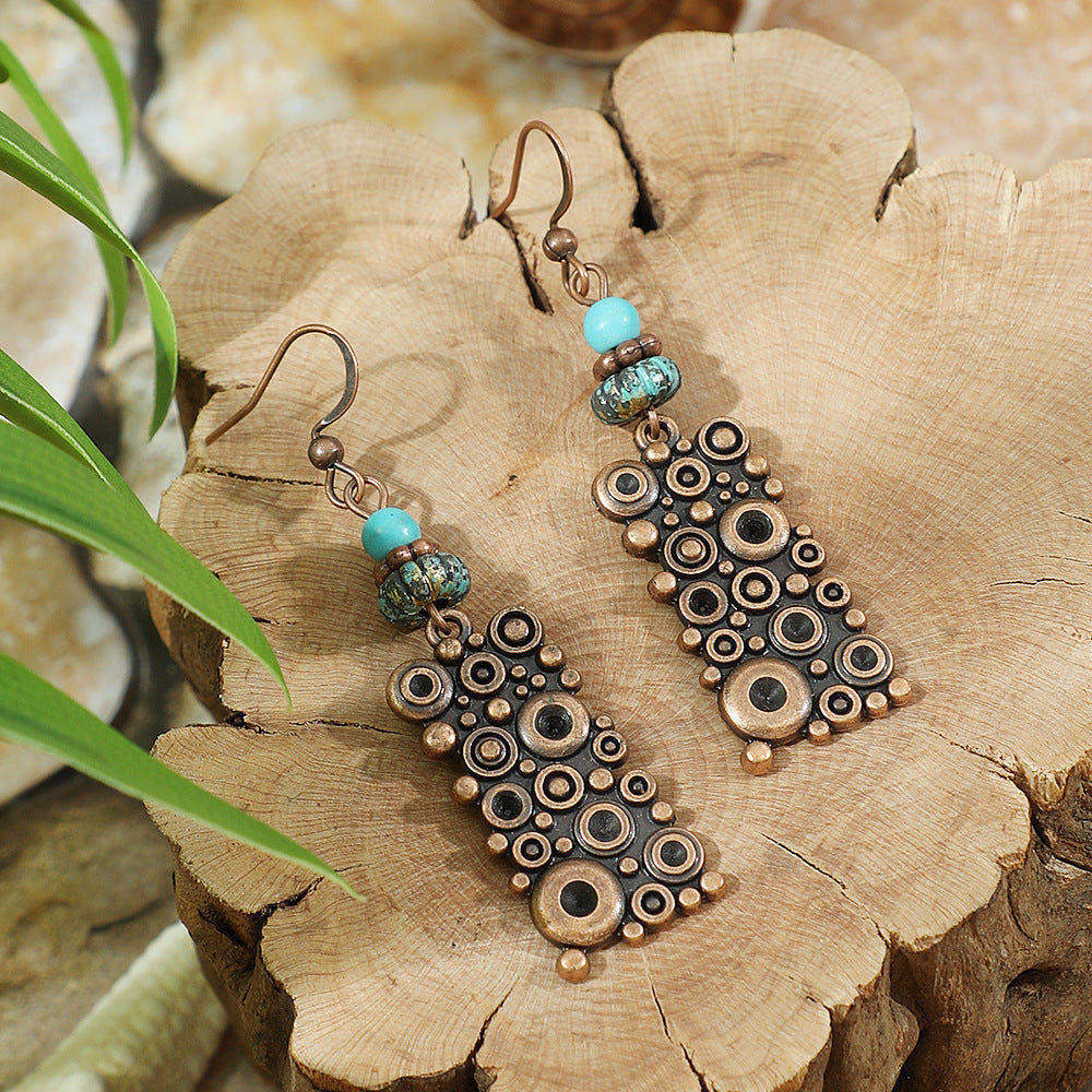 Bohemian Style Vintage Owl Earrings Zinc Alloy Jewelry