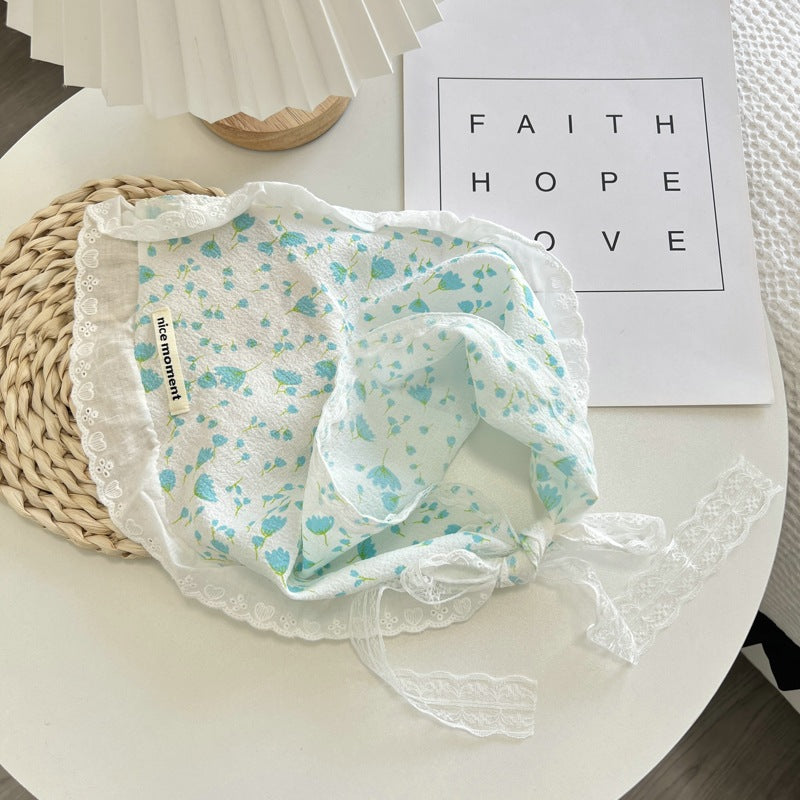 Haila - Farmhouse Romantic Floral Headscarf