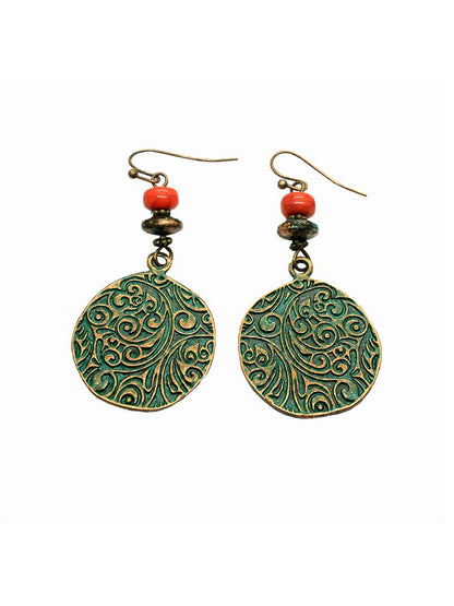 Retro National Temperament Earrings Goddess Jewelry Earrings Exaggerated Long Earrings