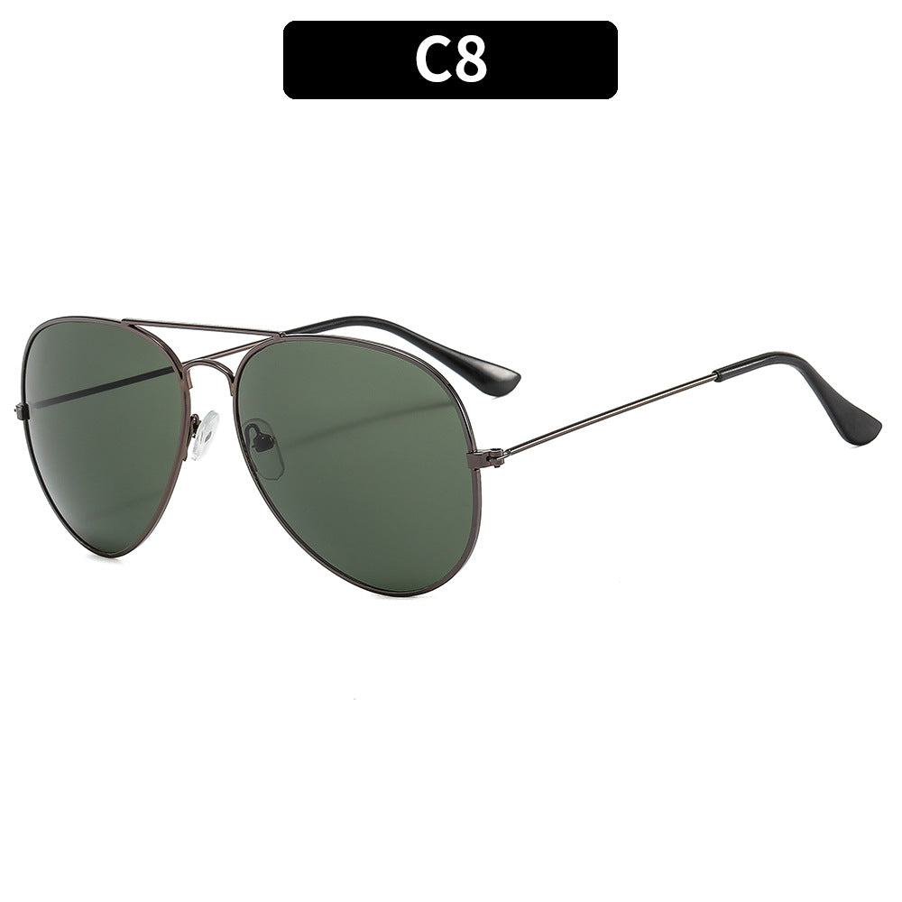 Classic Retro UV400 Men's Sunglasses with Metal Frames