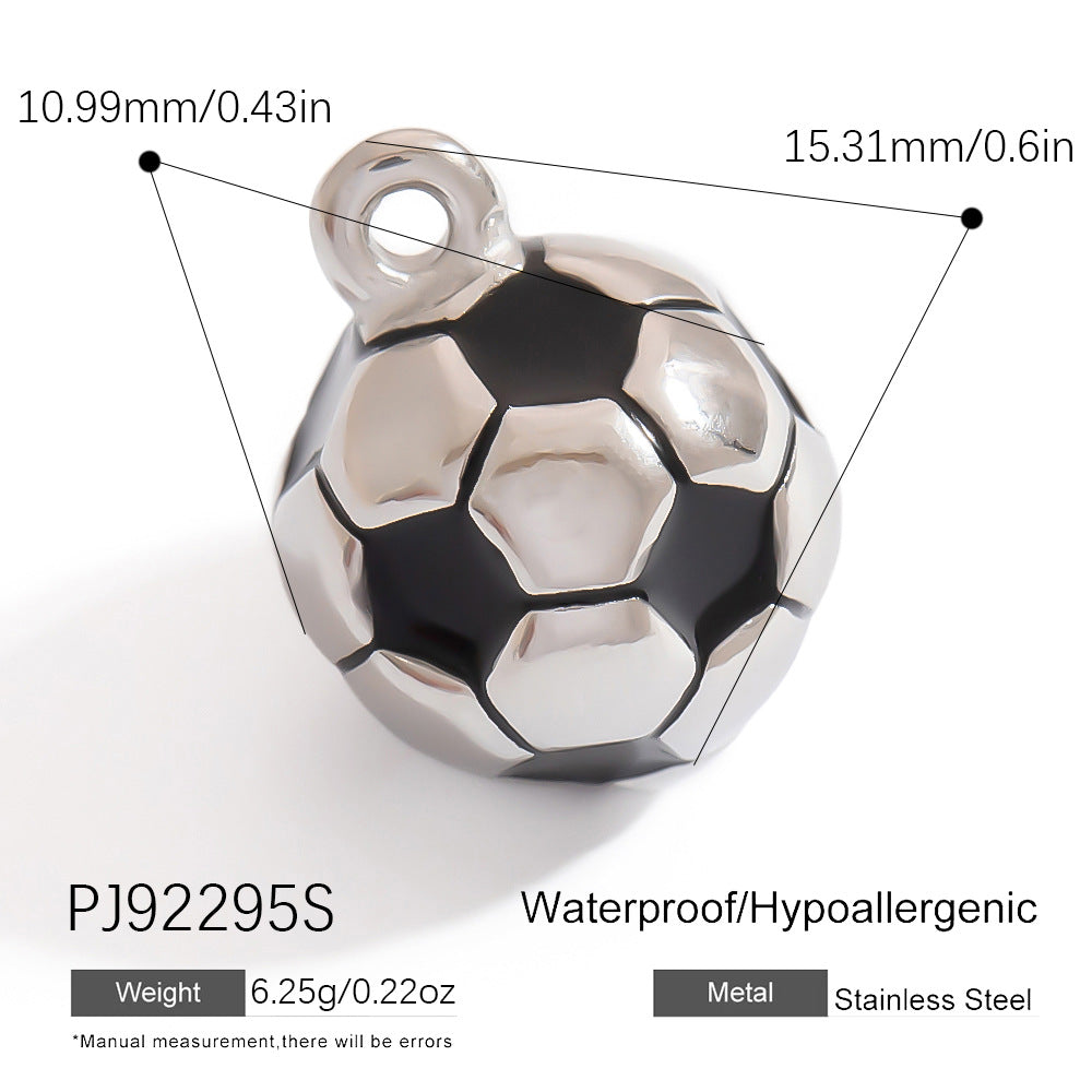 Stainless Steel DIY Sports Jewelry Accessories Keychain Pendant