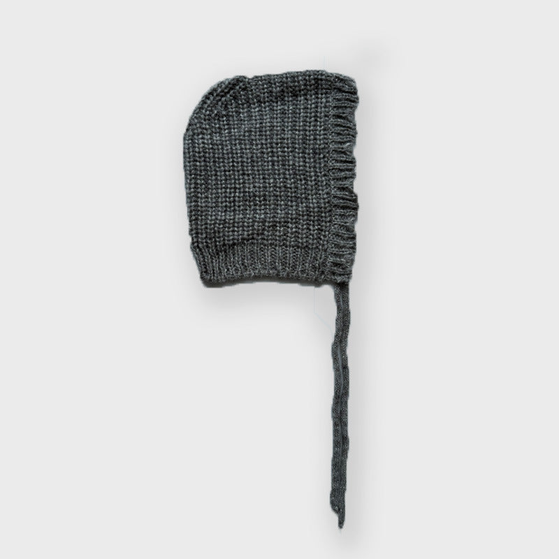 Women's Irregular Lace Knit Wool Beanie