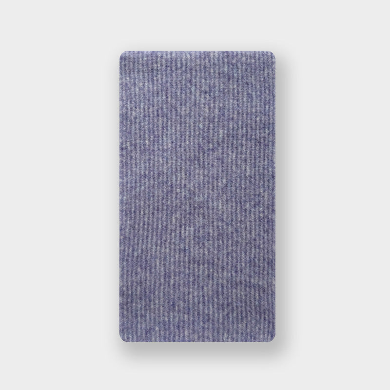 Solid Color Wool Knit Scarf for Women – Winter Style