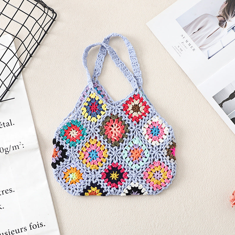 Bohemian Handmade Crochet Bag - Exquisite Handcrafted Handbag