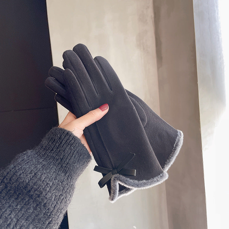 Elegant Touchscreen Thick Warm Winter Gloves