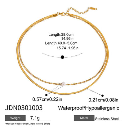 Gold Cherry Charm Zircon Choker Necklace