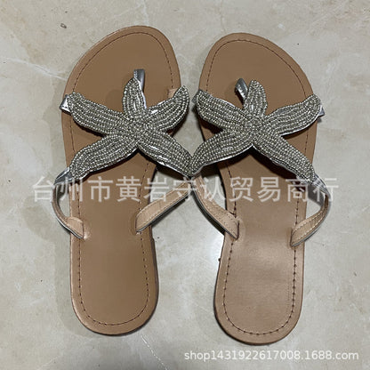 Summer Flat-Bottomed Casual Women'S Outdoor Slippers