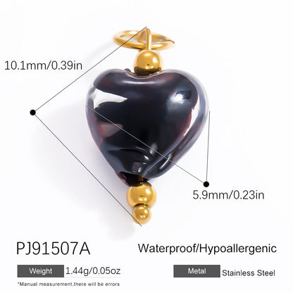 Fashionable DIY Jewelry Pendant Necklace Stainless Steel 18K Gold Plated
