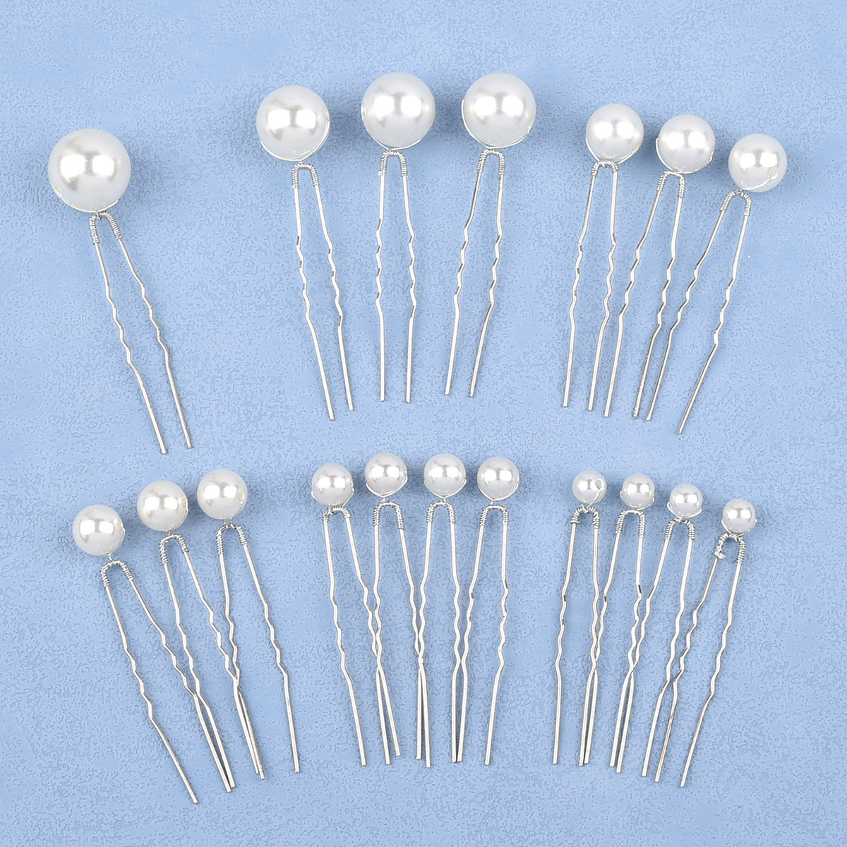 Bridal Pearl Hairpins Vintage U-Shaped Hair Accessories