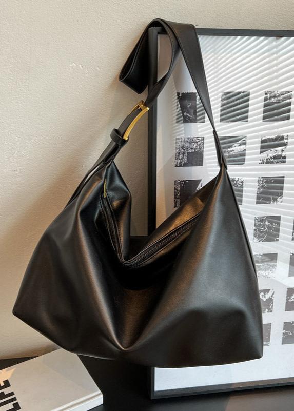 Oversized Hobo Bag Premium PU Material Crescent