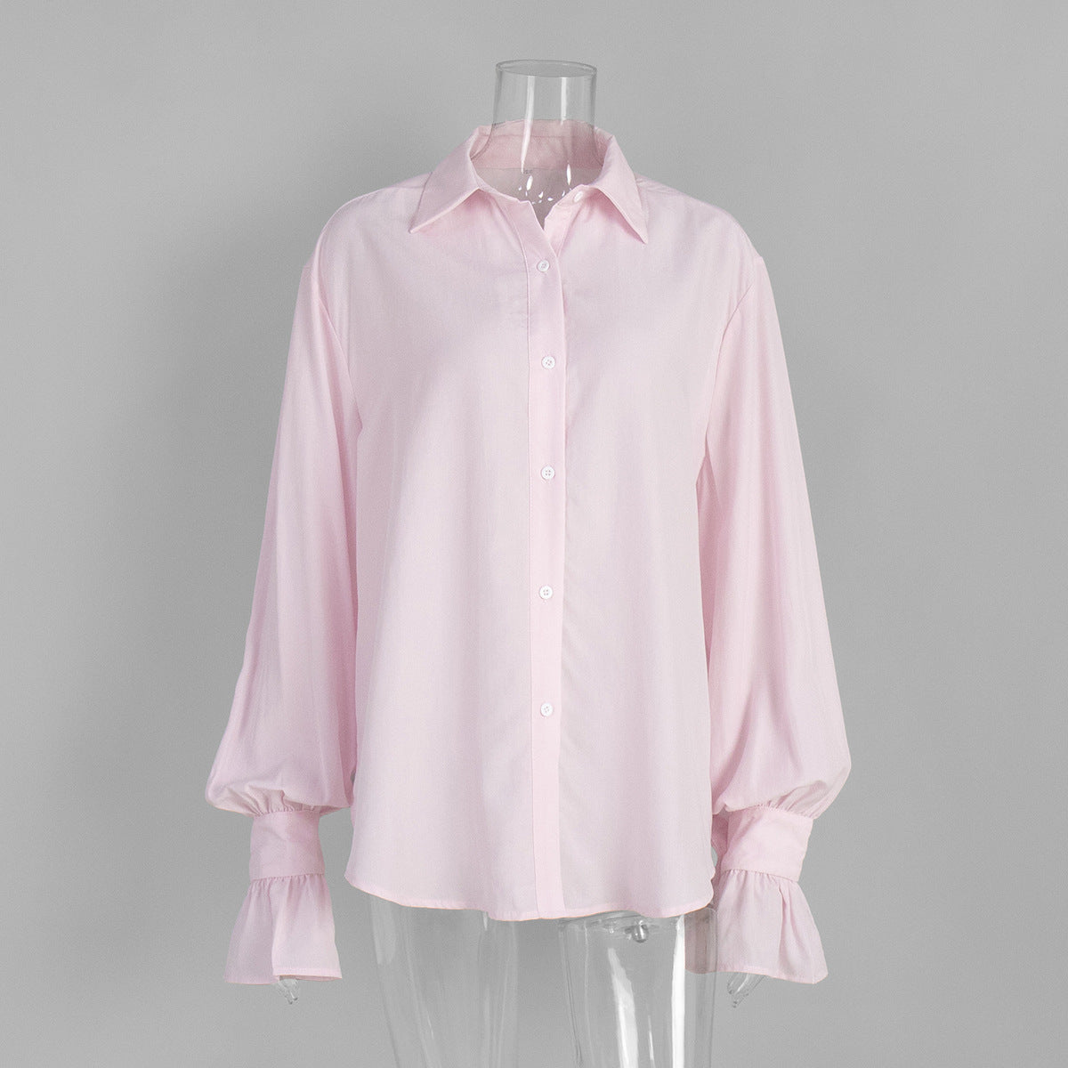 Casual Long Sleeve Shirt for Women - Lyocell Blended Workwear