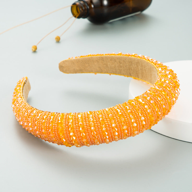 Handcrafted Beaded Headband Stylish Daily Hair Accessory