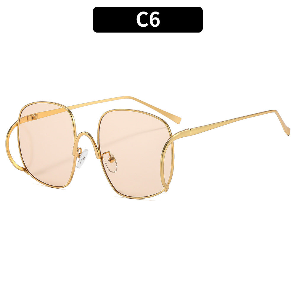 Fashionable Punk Style Oversized Sunglasses for Parties