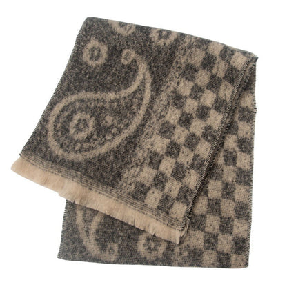 Plaid Print Vintage Scarves
