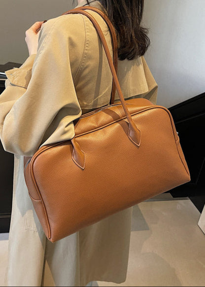 Structured Shoulder Bag Premium PU Leather