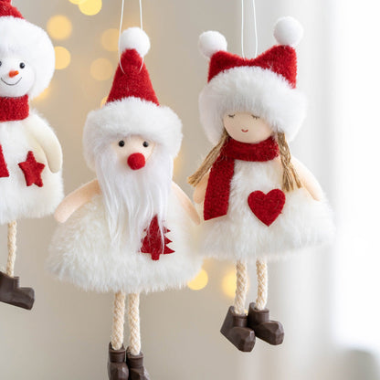 Cute Plush Reindeer Doll Christmas Tree Hanging