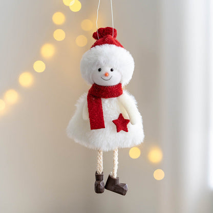 Cute Plush Reindeer Doll Christmas Tree Hanging