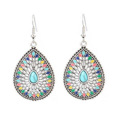 Trendy European & American Long Geometric Drop Earrings