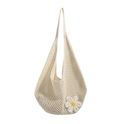 Trendy Woven Tote Bag Casual Chic Handbag