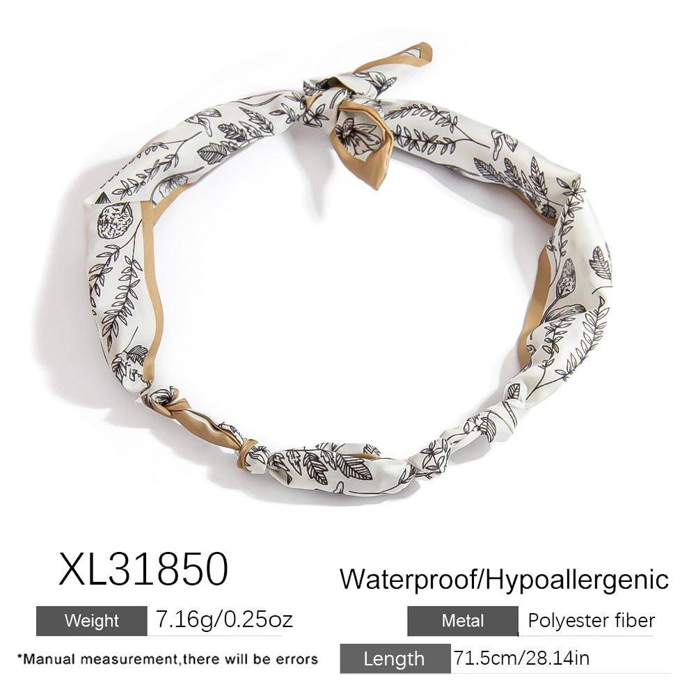 Stylish Floral Stainless Steel Necklace for Women