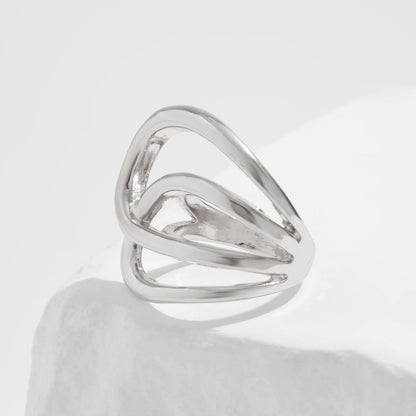 Futuristic Metal Shine Bracelet Trendy Geometric Jewelry