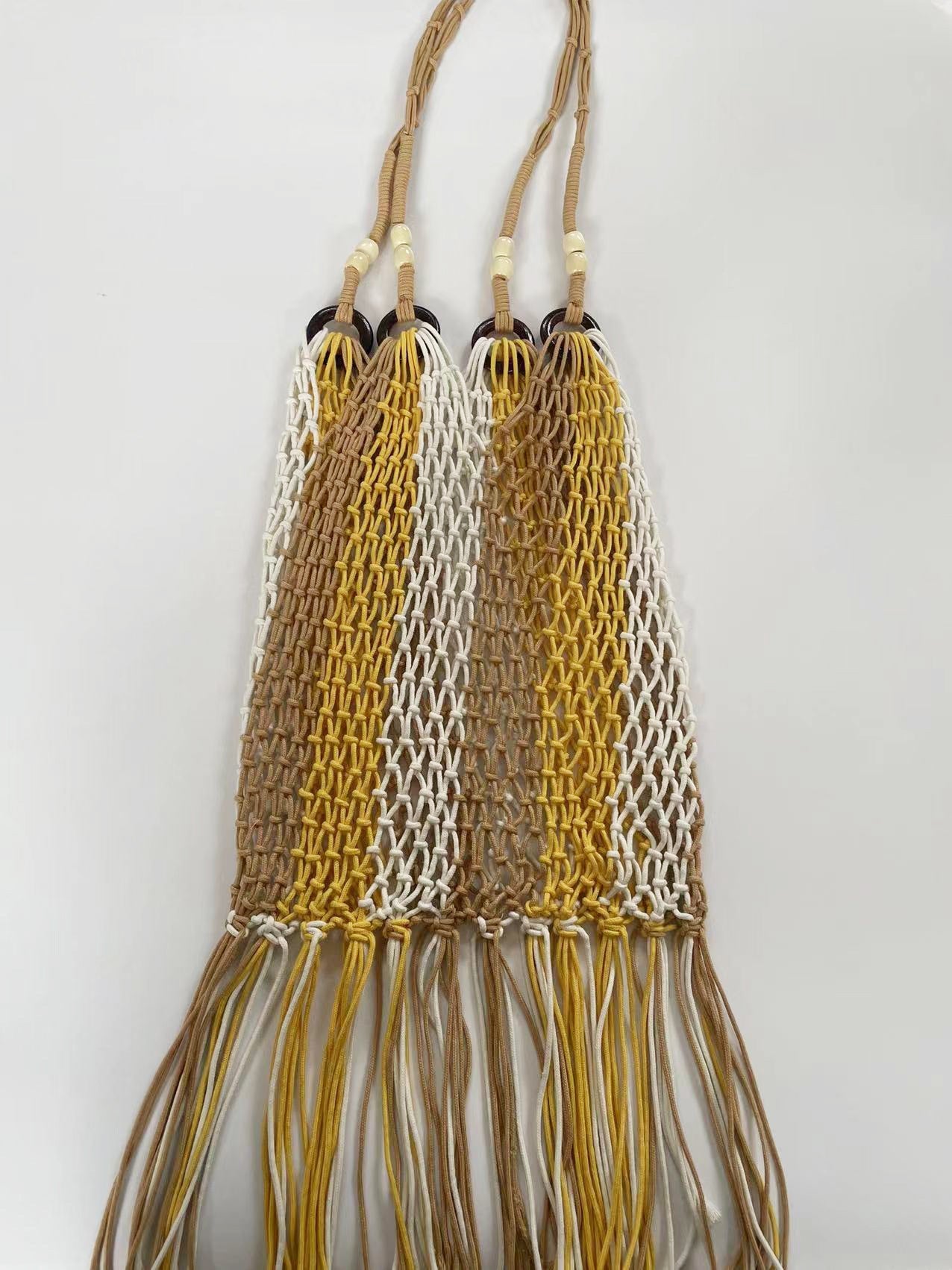 Handcrafted Woven Shoulder Bag Large Capacity Beach Bag