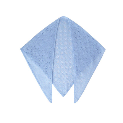 100% Pure Wool Triangular Scarf Women's Knit Winter Scarf