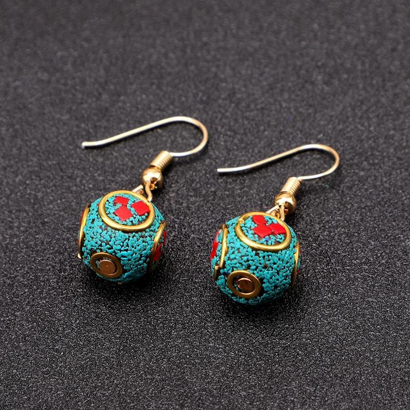 Nepalese Style Simple Earrings