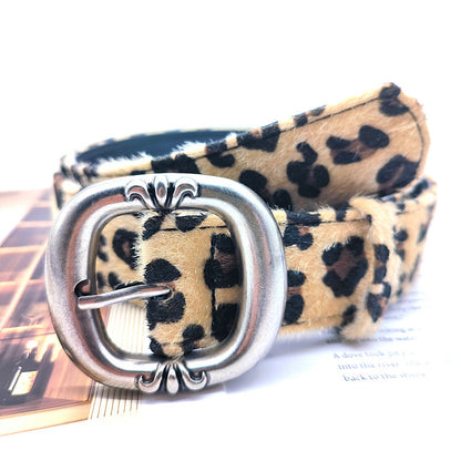 Leopard Zebra Punk Simple Belt