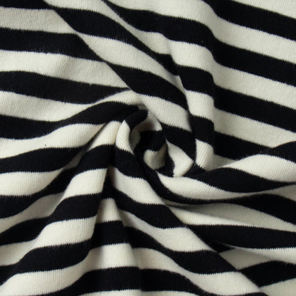 Striped Long Sleeve Cotton T-Shirt Casual Women's Top