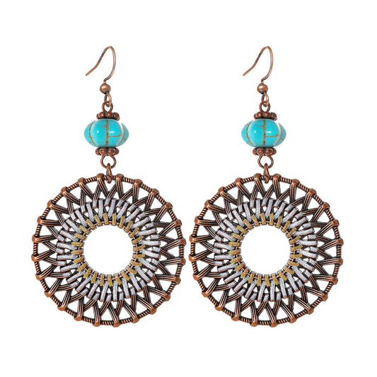 Ethnic Style Fashion Earrings Set Creative Autumn Jewelry