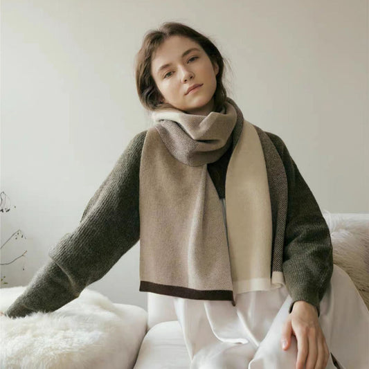 2+ Vintage Contrast Color Knit Color