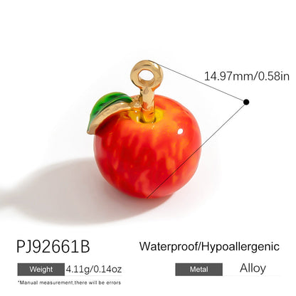 Alloy DIY Cartoon Car Pendant Droplet Decor