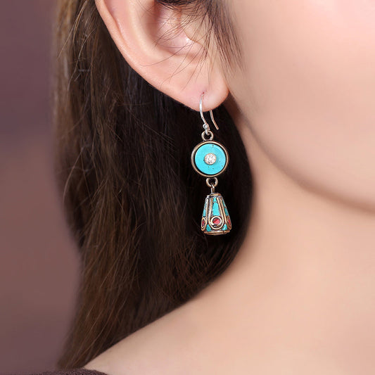 Original Design Unique Minority Retro Style Earrings Female Non Pierced Temperament Earrings Design Sense Earrings
