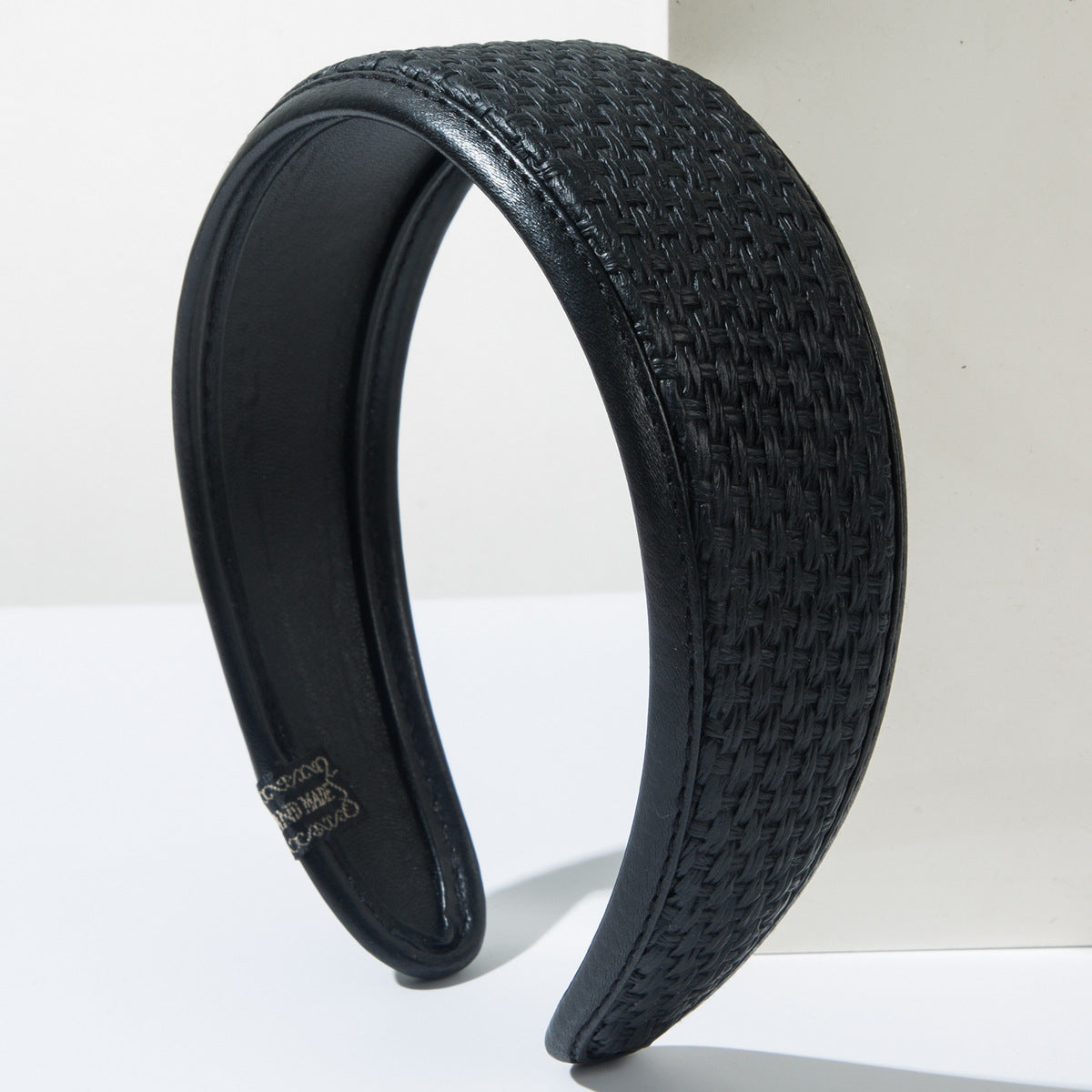 Woven PU Leather Headband Stylish Casual Hair Accessory