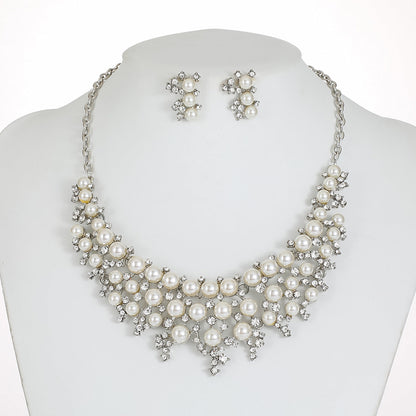 Elegant Vintage Pearl Necklace Set for Women