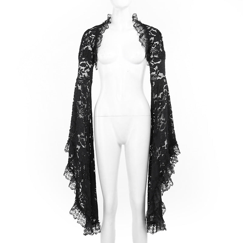 Classic Lace Cardigan Top Sexy Style