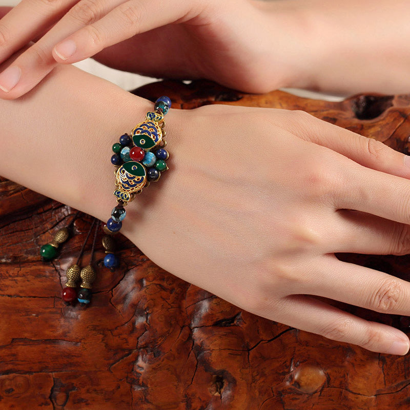 Ancient Tibetan Style Bracelet Retro Ethnic Decorations Jewelry