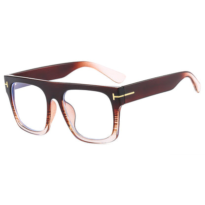 Trendy Large Frame Anti-Blue Light Glasses for Men and Women