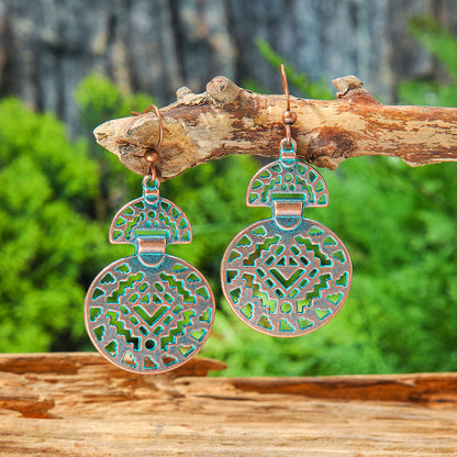 Vintage Geometric Earrings Set Bohemian Style