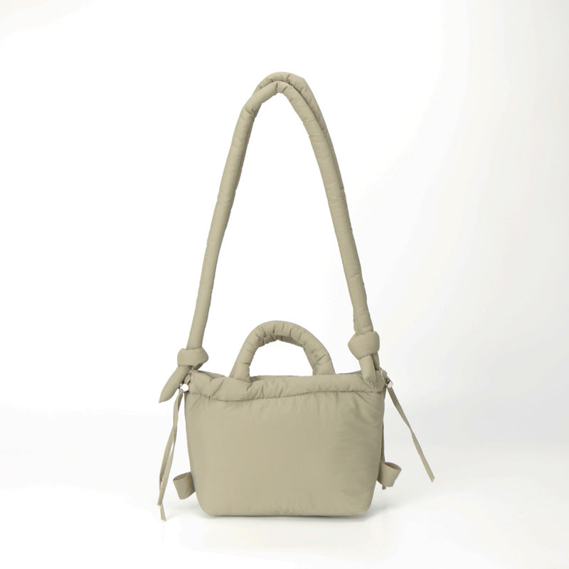 Lightweight Nylon Bucket Bag for Women